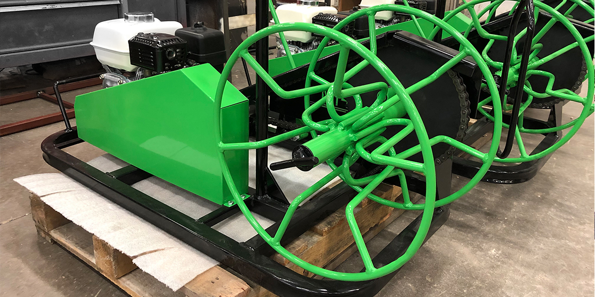 FIM Engine-Powered Wire Roller