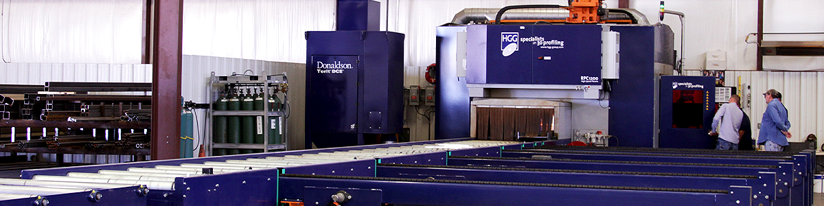 HGG Group RPC-1200 3D Profiler Plasma Cutting Structural Steel Processing